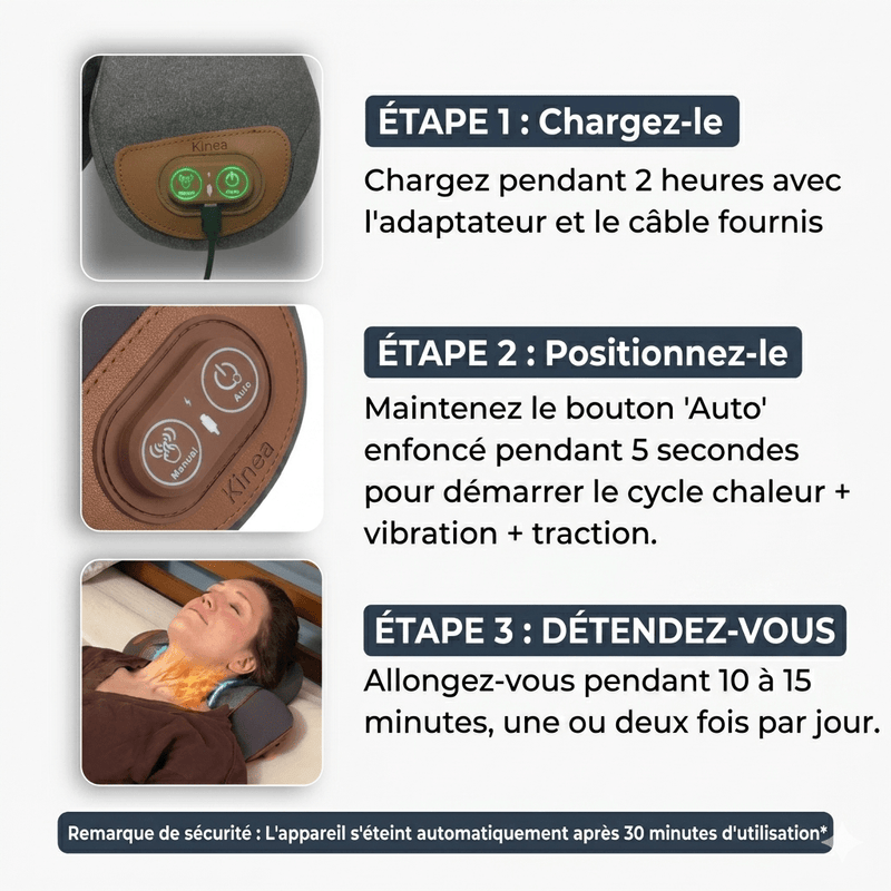 Le Coussin Cervical Thérapeutique Kinea - Kinéa